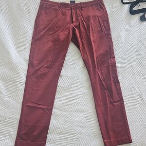 J. Crew Men's Brick Red Chinos